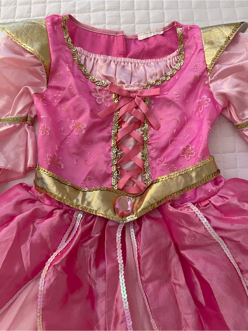 Pink Princess Costume Dress for Kids - Unbranded